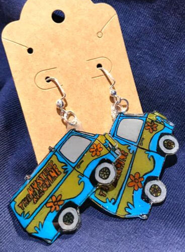 mystery machine earrings
